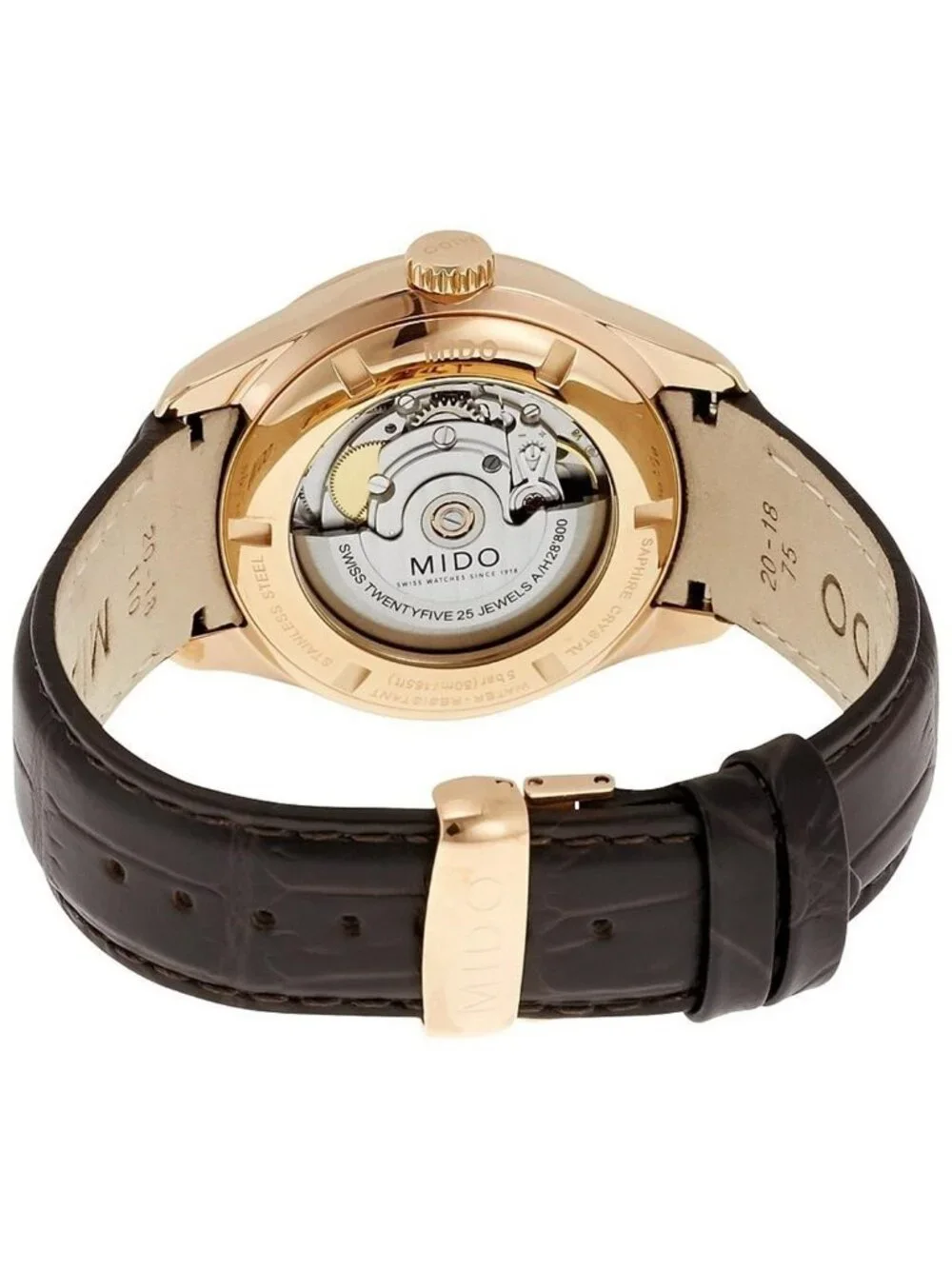 NWT Mido Belluna Automatic Silver Dial Watch M024.428.36.031.00